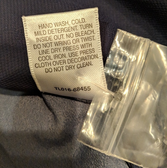 Women's Pendleton Navy Blue Blouse, Beaded M - Picture 3 of 8